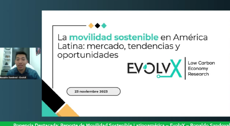 CEF23: EvolvX presenta el «Reporte de Movilidad Sostenible en Latinoamérica»
