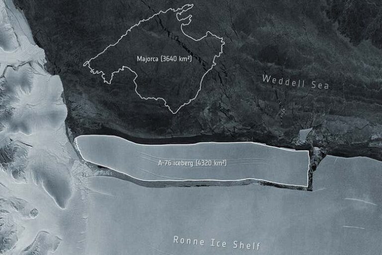 El iceberg más grande del mundo se desprende de la Antártida