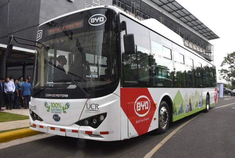 Plan Piloto en Costa Rica muestra que costo diario de buses eléctricos es cinco veces menor a los de diésel