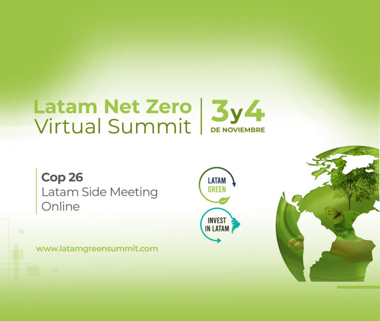 Latam Net Zero Virtual Summit 2021: un encuentro virtual que abordará la sostenibilidad con los sectores público y privado de la región