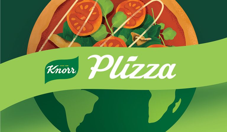 Knorr lanza “Plizza”, una pizza más respetuosa con el planeta