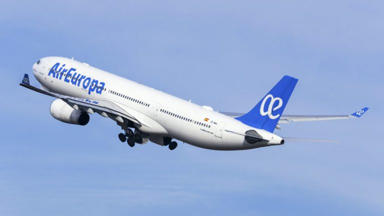 Air Europa realizó el vuelo más sostenible de su historia