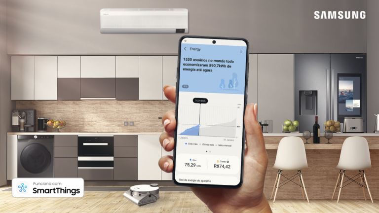 Samsung Brasil anuncia aplicación para monitorear y administrar el consumo de energía