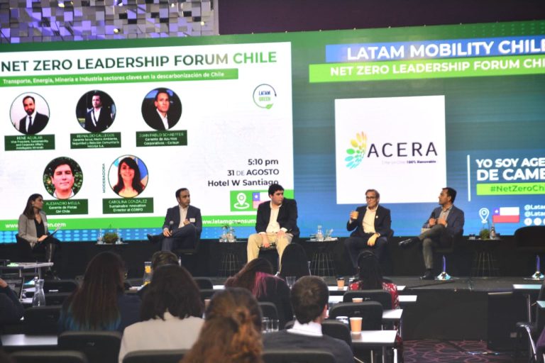 Net Zero Leadership Forum | Energía renovable: El factor clave para descarbonizar los sectores de transporte, energía, minería e industria de Chile