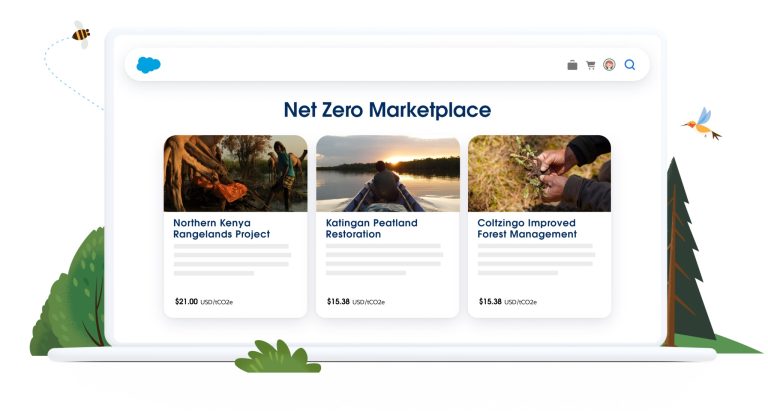 Salesforce lanza el “Net Zero Marketplace” de créditos de carbono