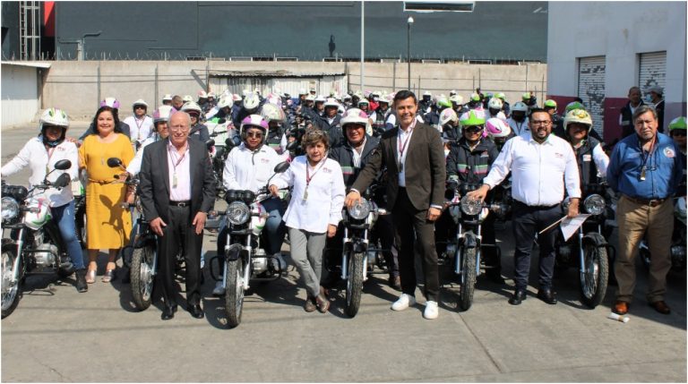Servicio Postal Mexicano entrega nuevo lote de motocicletas con tecnología de menor impacto ambiental