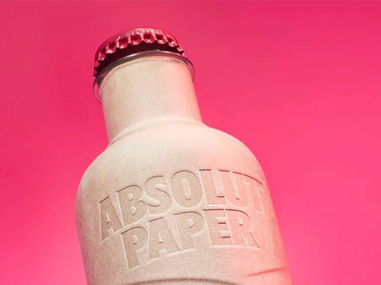 Absolut lanza prueba de botellas de papel