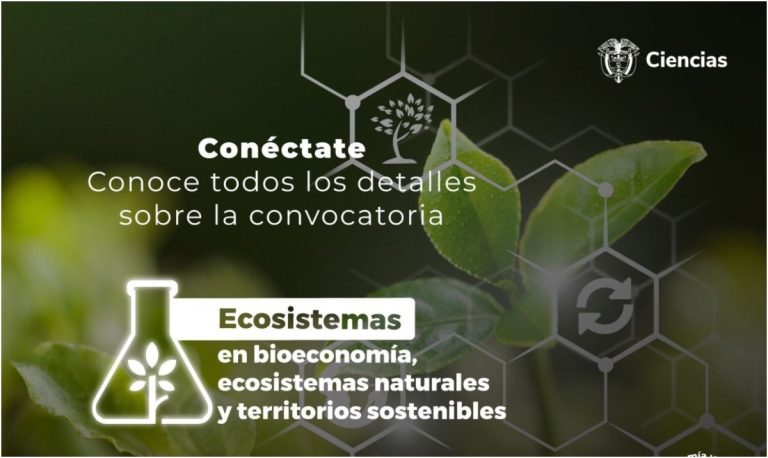 Colombia publica convocatoria de bioeconomía que busca potenciar el desarrollo sostenible del país