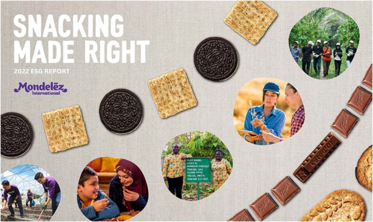 Mondelez publica informe “Snacking Made Right” que realzan sus objetivos ESG