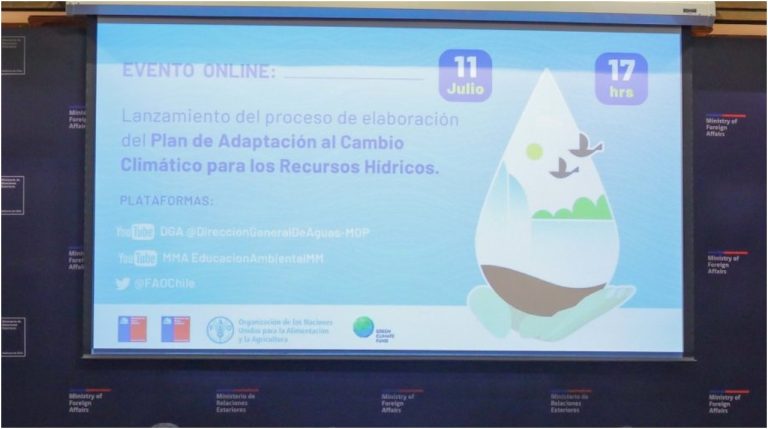 Chile inicia elaboración del Plan de Adaptación al Cambio Climático para los Recursos Hídricos