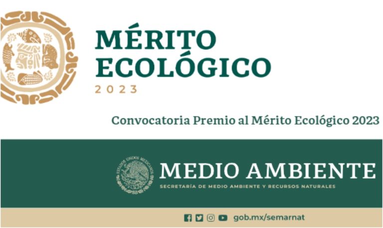 México insta a participar en el Premio al Mérito Ecológico 2023