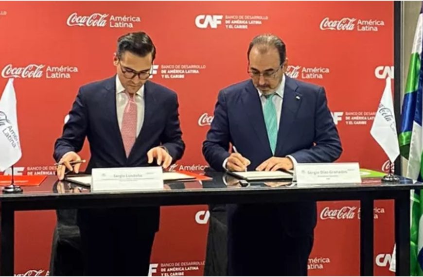 CAF y Coca-Cola se unen en pro del desarrollo sostenible en Latinoamérica y el Caribe