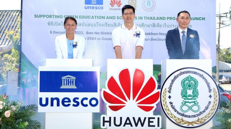 Huawei, UNESCO y Tailandia inauguran iniciativa de educación ecológica
