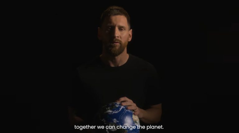 Lionel Messi realiza un llamado urgente para conservar el planeta