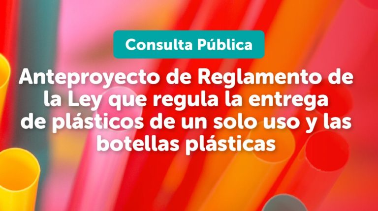 Chile entra en consulta pública para anteproyecto de la Ley de Plásticos de un Solo Uso