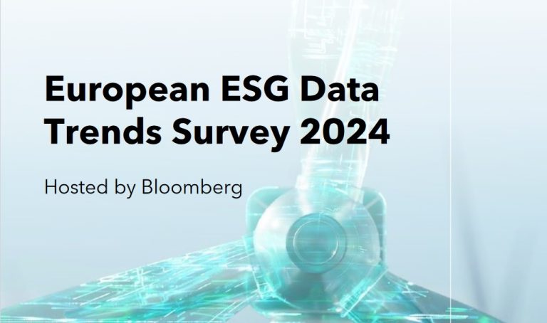Encuesta de Bloomberg: La gestión del flujo de datos ESG es un reto creciente para inversores