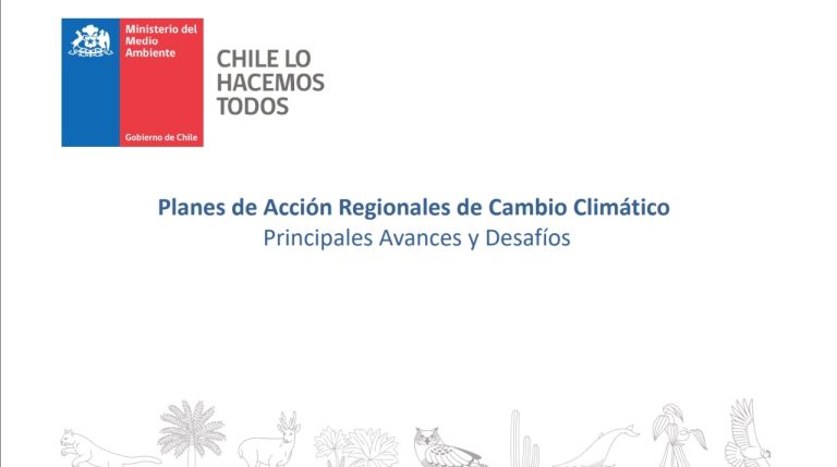 Chile reporta avance en propuesta de plan regional de cambio climático